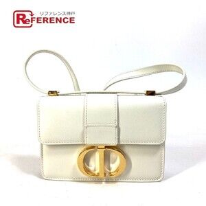 Christian Dior Montaigne leather Crossbody Bag shoulder bag white